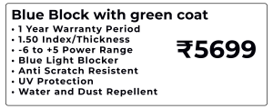 Blue Block with green coat