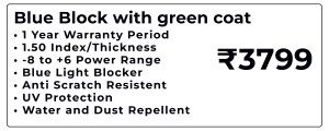 Blue Block with green coat