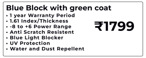 Blue Block with green coat