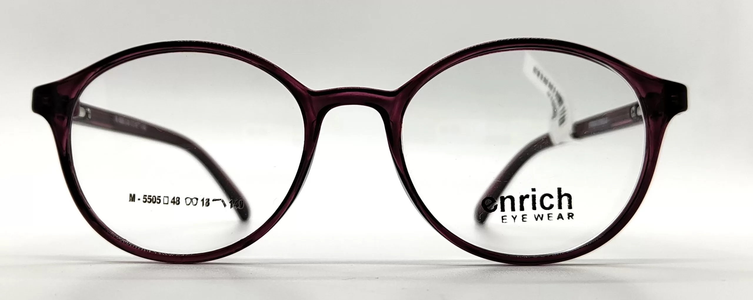 Enrich Maroon TR 90 Round