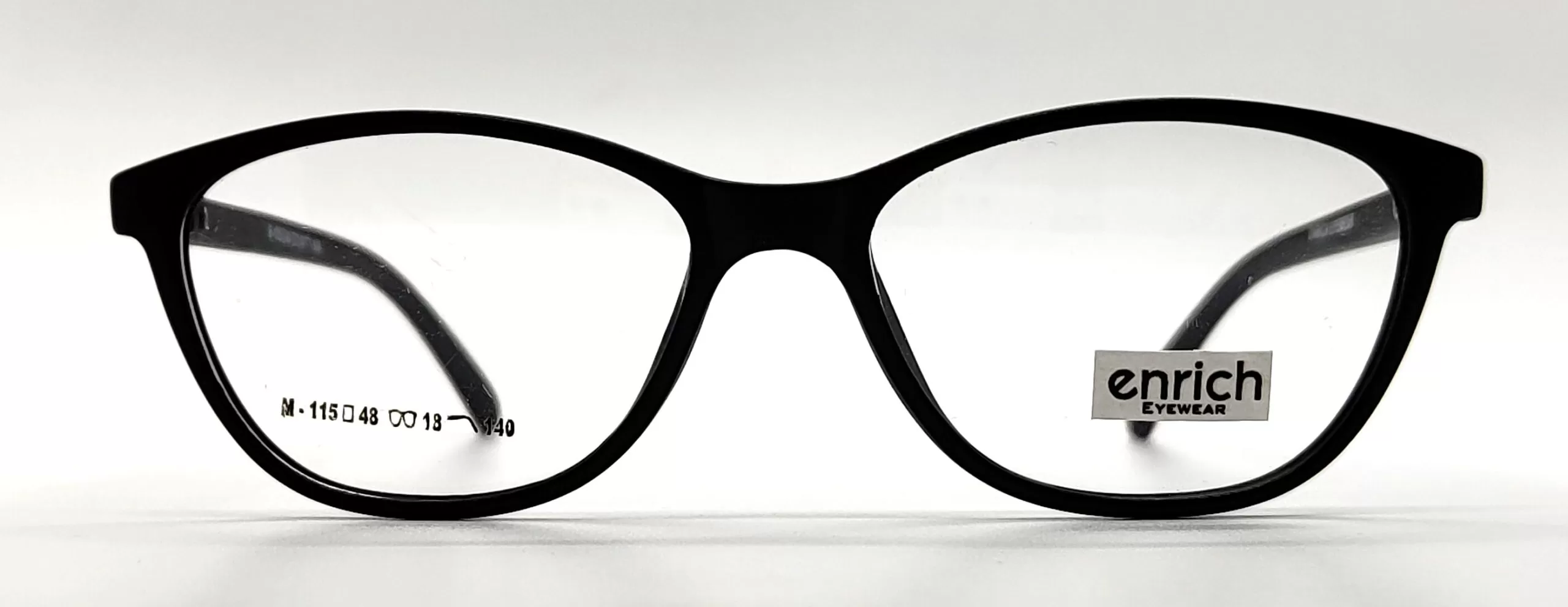 Enrich Matt Black TR 90  Cat Eye