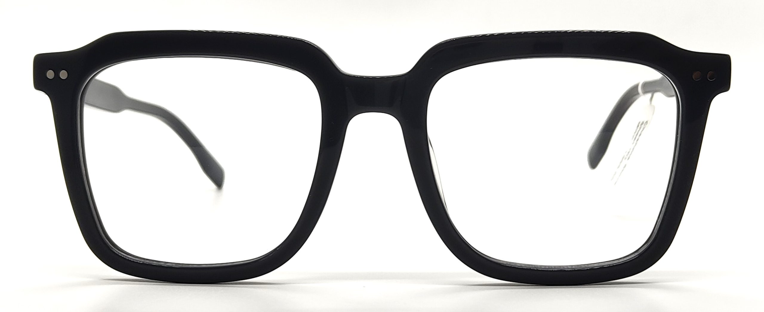HD Black Acetate Oversized