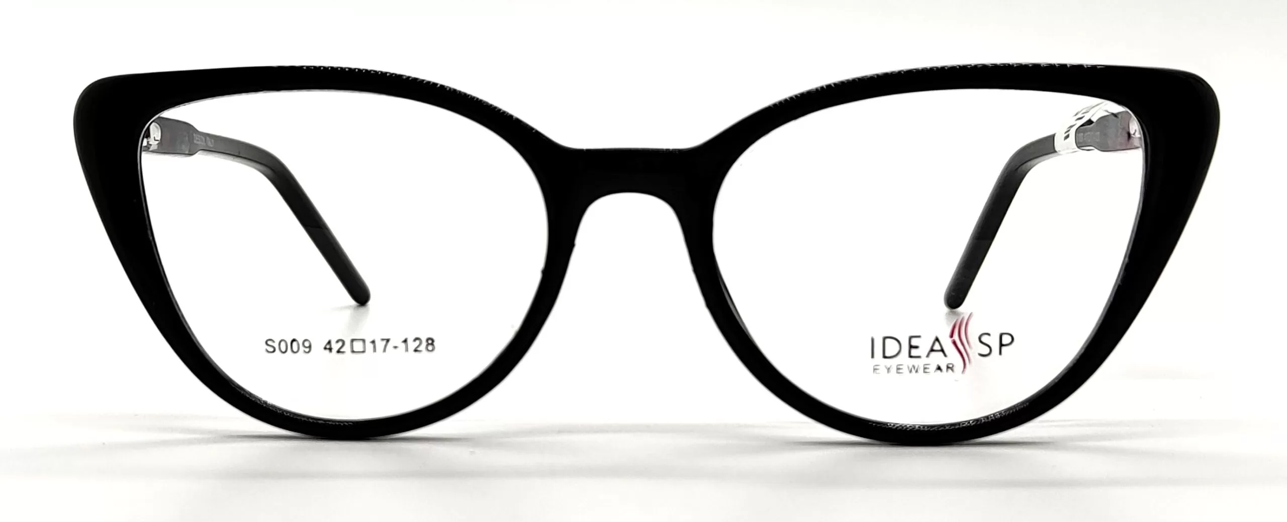 Idea SP Black & Printed temples Acetate Cat Eye