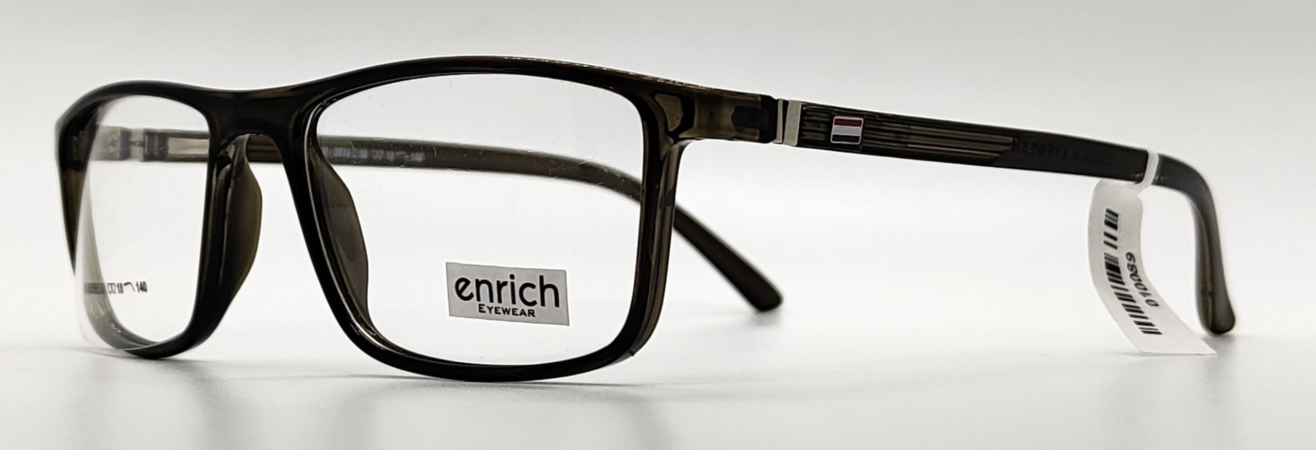 Enrich Transparent Brown TR 90 Square