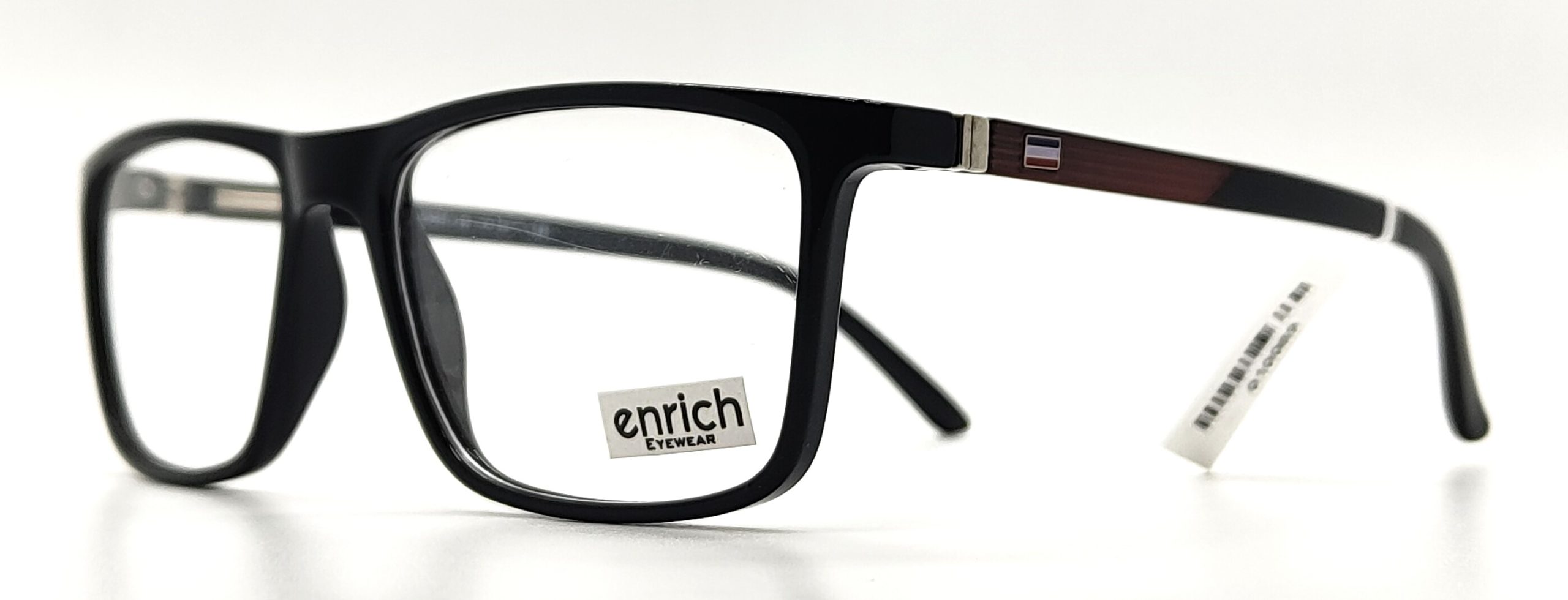 Enrich Black & Red TR 90 Square