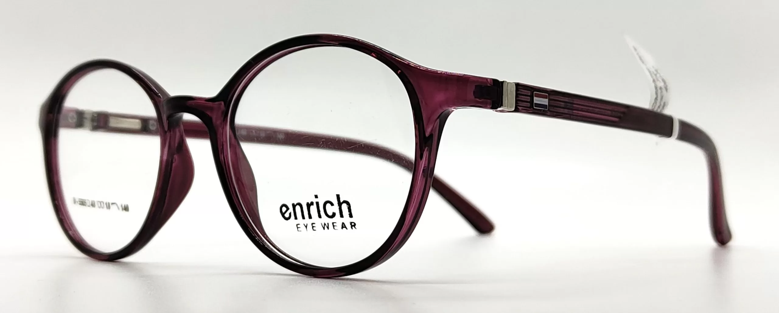 Enrich Maroon TR 90 Round