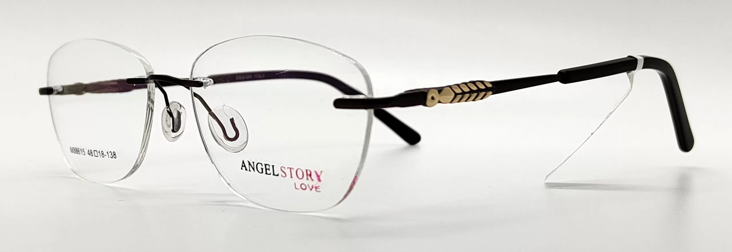 Angel Story Dark Brown Metal Oval