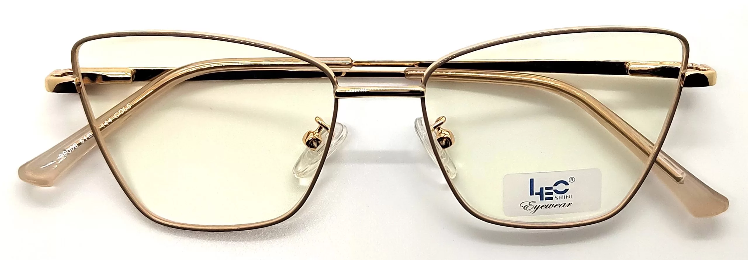 Leo Shine Golden Metal Cat Eye