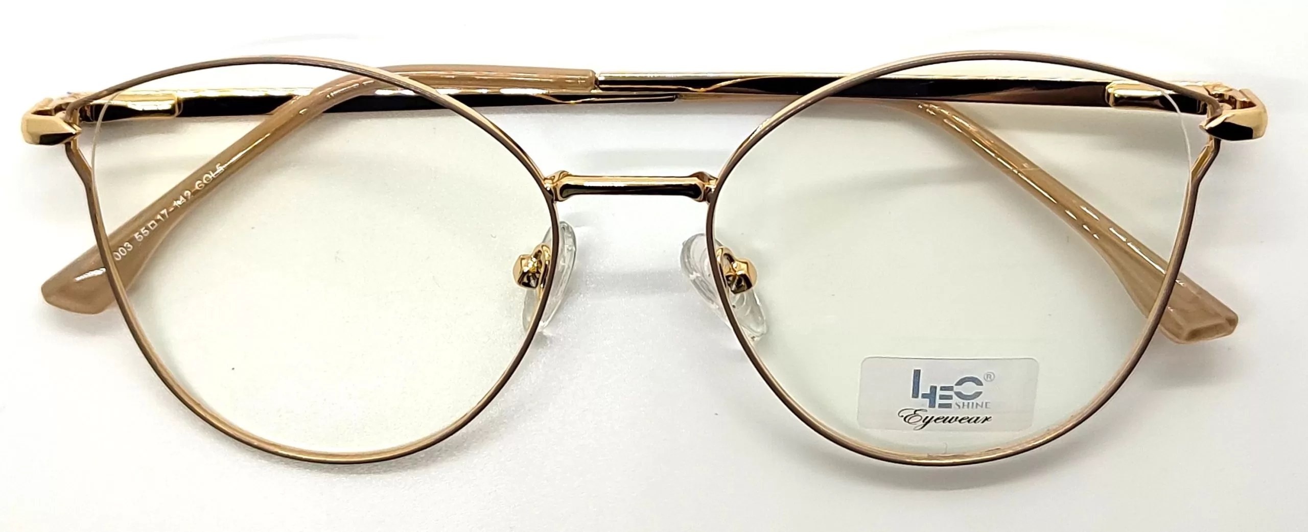 Leo Shine Golden Metal Oversized