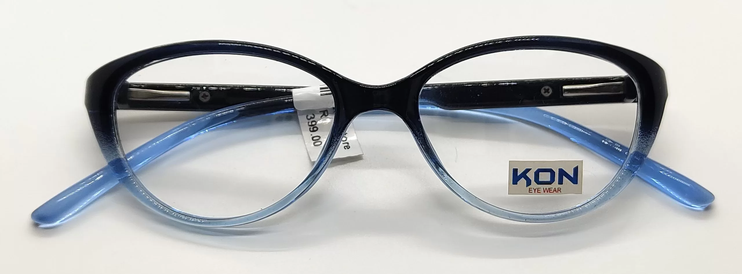 Kon Black & Blue TR 90 Cat Eye