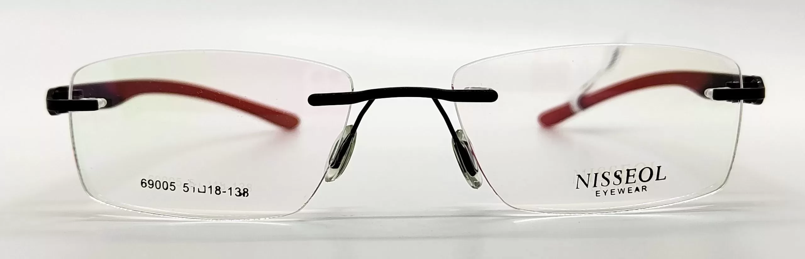 Nisseol Red & black TR 90 Rectangle