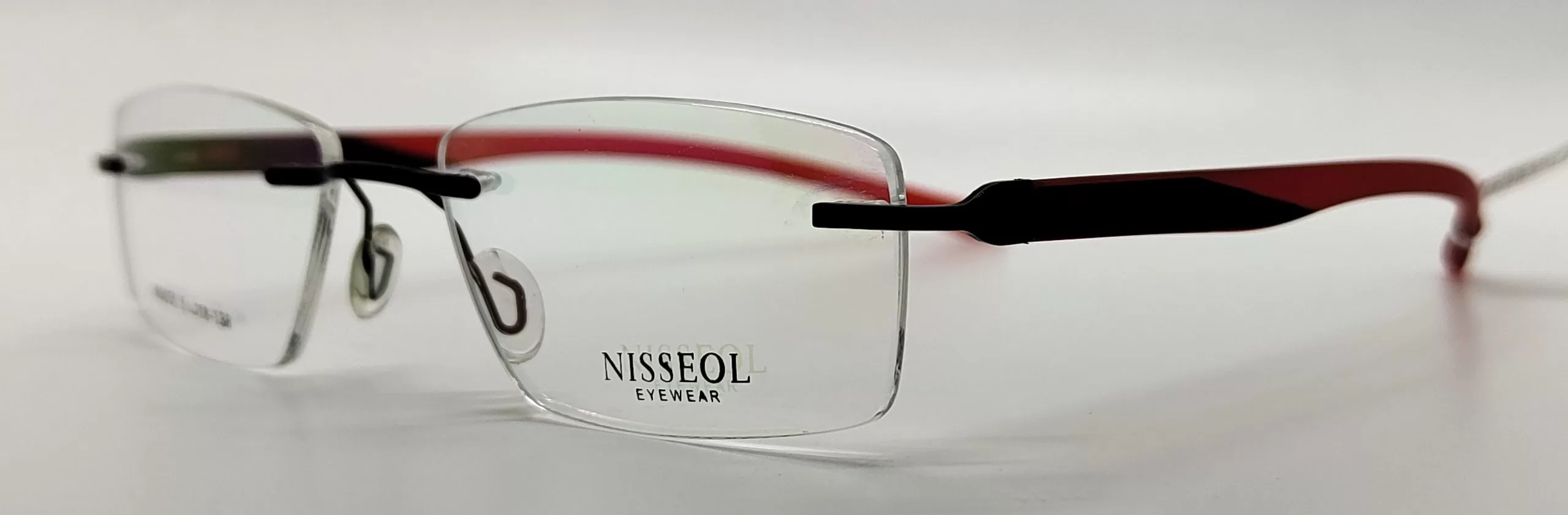 Nisseol Red & black TR 90 Rectangle